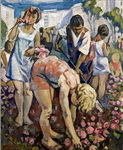 gr. Bild: Blick in die Ausstellung 2012